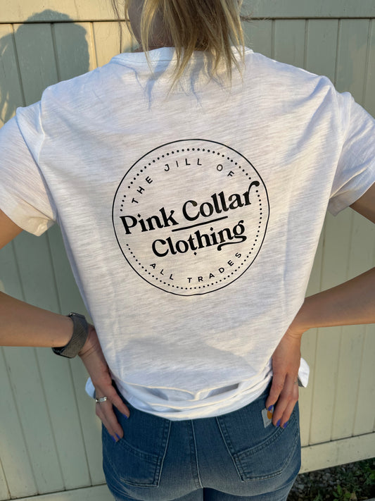All White Work Tee